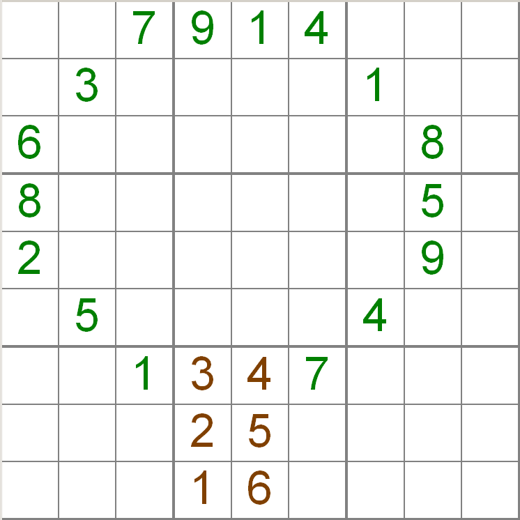 Sudoku 'Baum'